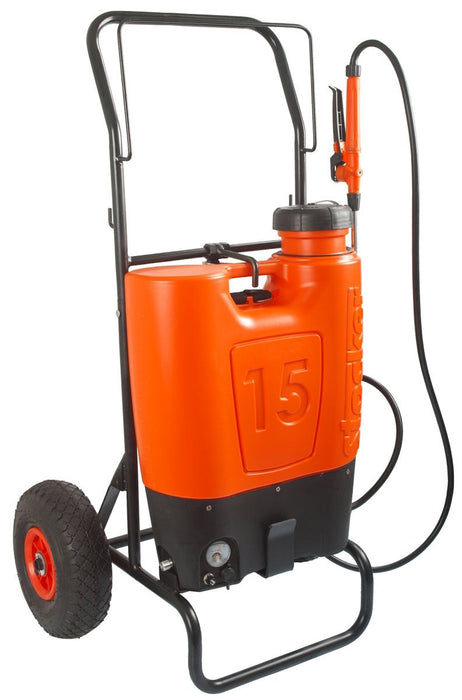 Pompa a Spalla a batteria 15 Lt LI-ION con Trolley - Stocker